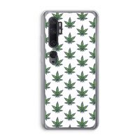 Weed: Xiaomi Mi Note 10 Pro Transparant Hoesje