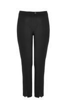 Yoek Trousers slit midfront | Zwart | Maat 54 Yoek Trousers slit midfront | Zwart | Maat 54