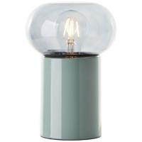 Brilliant Groene tafellampKnut met smoke glas - 99002/74