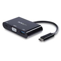 StarTech.com USB-C naar VGA multifunctionele adapter met Power Delivery en USB-A poort - thumbnail