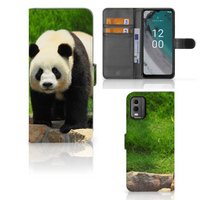 Nokia C32 Telefoonhoesje met Pasjes Panda