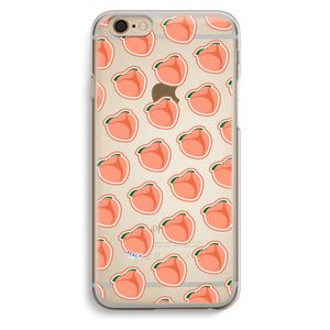 Just peachy: iPhone 6 / 6S Transparant Hoesje