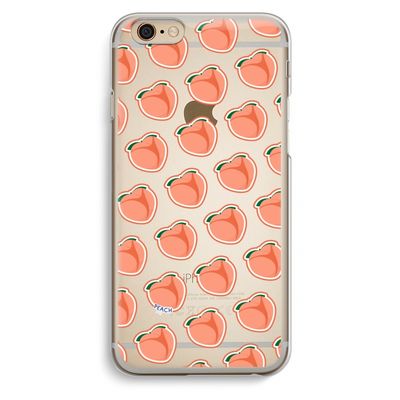 Just peachy: iPhone 6 / 6S Transparant Hoesje