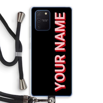 Namecase: Samsung Galaxy Note 10 Lite Transparant Hoesje met koord
