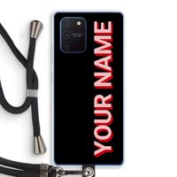 Namecase: Samsung Galaxy Note 10 Lite Transparant Hoesje met koord