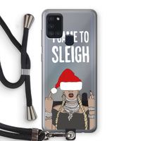 Came To Sleigh: Samsung Galaxy A21s Transparant Hoesje met koord