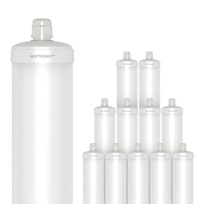 HOFTRONIC™ Set van 12 LED armaturen 150cm - IP65 Waterdicht - 48 Watt - 5760 Lumen - 4000K Neutraal wit - Koppelbaar - IK07 - Tri-Proof plafondverlichting