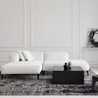 Easy Living - Vloerkleed Kuza Abstract Black Rug -