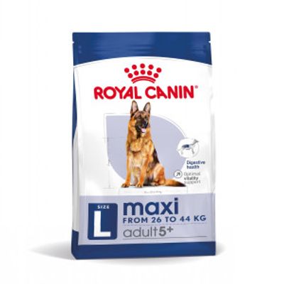 Royal Canin Maxi Adult 5+ hondenvoer 15 kg + gratis 1x Digestion Chews - 160 gr