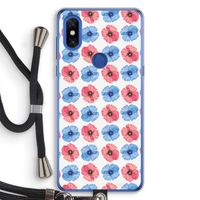 Klaproosjes: Xiaomi Mi Mix 3 Transparant Hoesje met koord