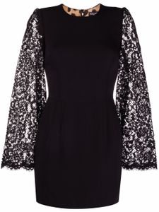 Dolce & Gabbana robe à manches en dentelle - Noir