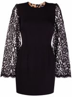 Dolce & Gabbana robe à manches en dentelle - Noir