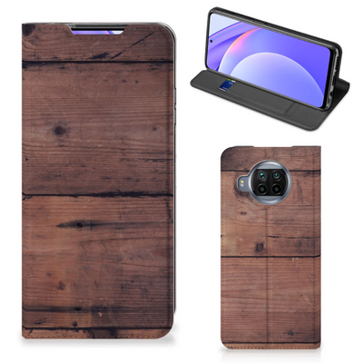 Xiaomi Mi 10T Lite Book Wallet Case Old Wood Xiaomi Mi 10T Lite Book Wallet Case Old Wood