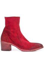 Madison.Maison bottines en daim - RED