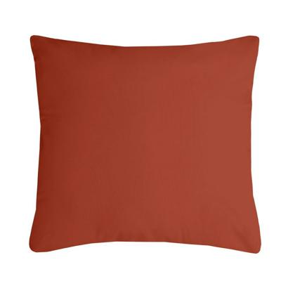 Stof Textile sierkussen Nelson - terracotta - 60 x 60 cm - bank kussens - polyester
