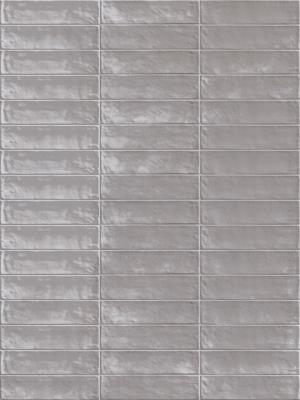 Emil Total Brick EH6F Wandtegel Brick 060X240 Grigio 9,5mm Glans