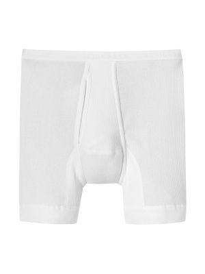 Schiesser - Original Doppelripp Short - wit, Maat:XL