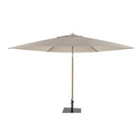 4SO Azzurro parasol 300 cm woodlook sand