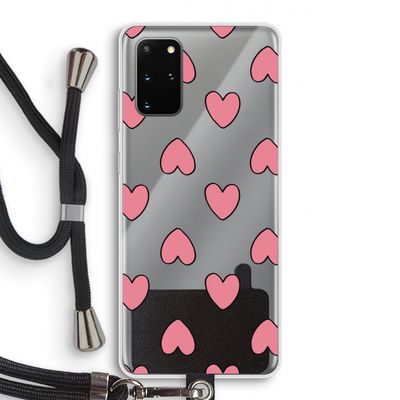 Ondersteboven verliefd: Samsung Galaxy S20 Plus Transparant Hoesje met koord