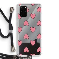 Ondersteboven verliefd: Samsung Galaxy S20 Plus Transparant Hoesje met koord