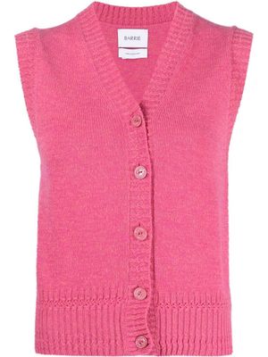 Barrie cardigan en cachemire à col v - Rose