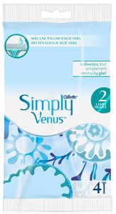 Gillette Simply Venus 2 Wegwerpscheermesjes 4st