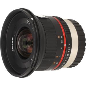 Samyang 12mm F/2.0 NCS CS Fuji X Zwart occasion