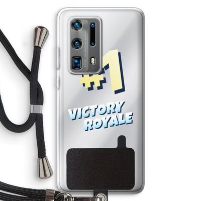 Victory Royale: Huawei P40 Pro Plus Transparant Hoesje met koord