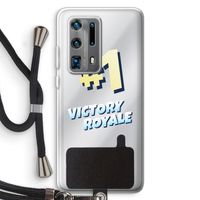 Victory Royale: Huawei P40 Pro Plus Transparant Hoesje met koord