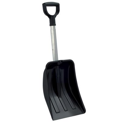 Prosperplast sneeuwschep - sneeuwschuiver - kinderen - zwart - uitschuifbare steel 69 - 83 cm