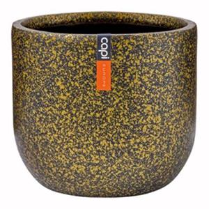 Capi Europe Terrazzo Bloempot Ø 23 cm - Goud