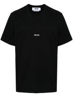 MSGM t-shirt en coton à logo imprimé - Noir