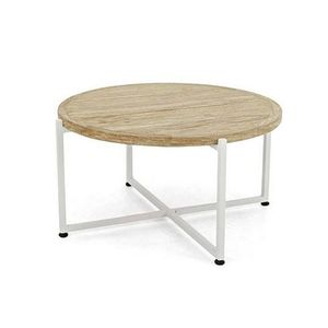 Applebee - Bijzettafel Milou Dining dia. 74 cm teak