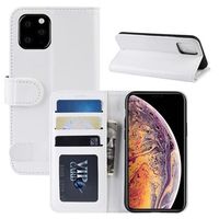 iPhone 11 Pro Max Wallet Hoesje met Magnetische Sluiting - Wit