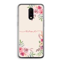 Rozen: OnePlus 7 Transparant Hoesje Rozen: OnePlus 7 Transparant Hoesje