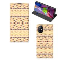 Samsung Galaxy M51 | Hoesje met Magneet | Aztec Yellow