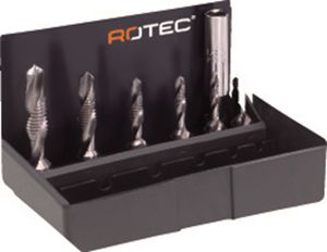 Rotec 6 dlg. Cass. Combi-boortap-bits M3-M10 - 9002030