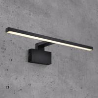 Badkamerlamp boven spiegel zwart Marlee warm wit 50cm