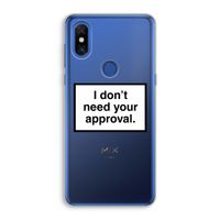 Don't need approval: Xiaomi Mi Mix 3 Transparant Hoesje