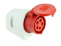 Kopp CEE wandcontactdoos IP44 5P 16A 400V rood - thumbnail