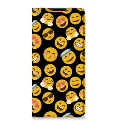 Samsung Galaxy M52 | Hoesje met Magneet | Emoji