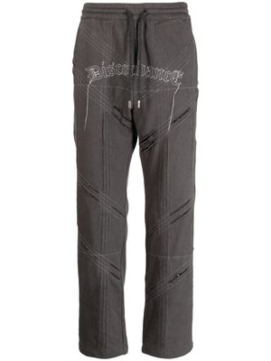 Children Of The Discordance pantalon de jogging à logo brodé - Gris