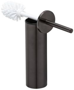 Geesa Nemox Closetborstelgarnituur Ø8,2x37,1 cm Brushed Black Metal