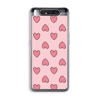 Ondersteboven verliefd: Samsung Galaxy A80 Transparant Hoesje