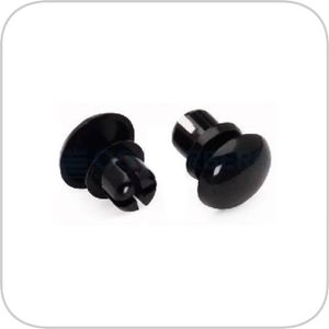 Wago 890 601 bevestigingspin 5.1x1.5-2.5 zwart