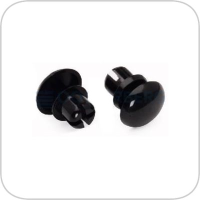 Wago 890 601 bevestigingspin 5.1x1.5-2.5 zwart