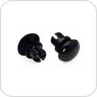 Wago 890 601 bevestigingspin 5.1x1.5-2.5 zwart