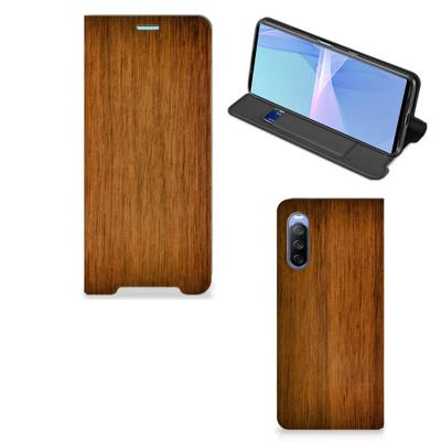 Sony Xperia 10 III Book | Wallet Case | Donker Hout