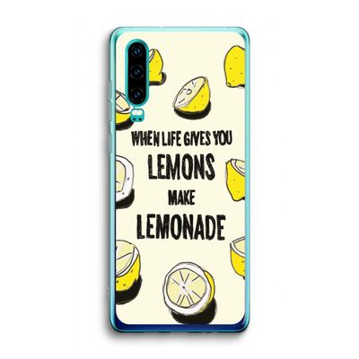 Lemonade: Huawei P30 Transparant Hoesje