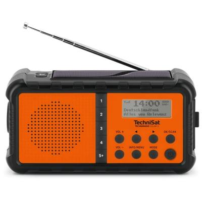TechniSatTechniradio Solar 2 Noodradio DAB radio Oranje